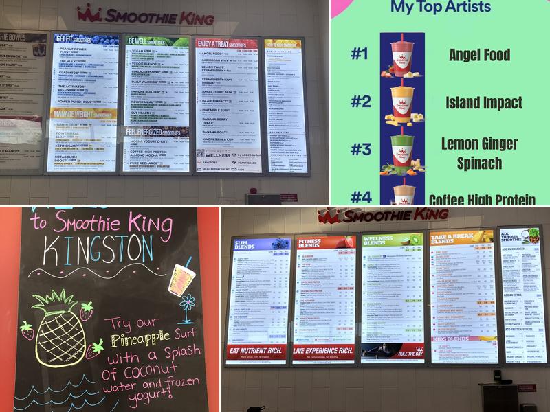 Smoothie King Menu