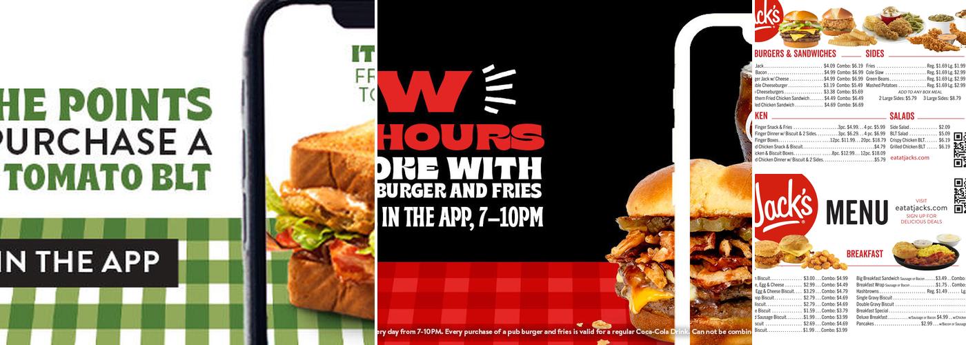 Jack's Menu