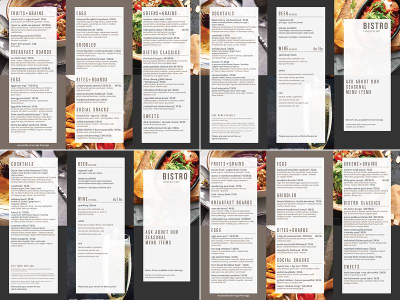 Bistro at Courtyard Menu