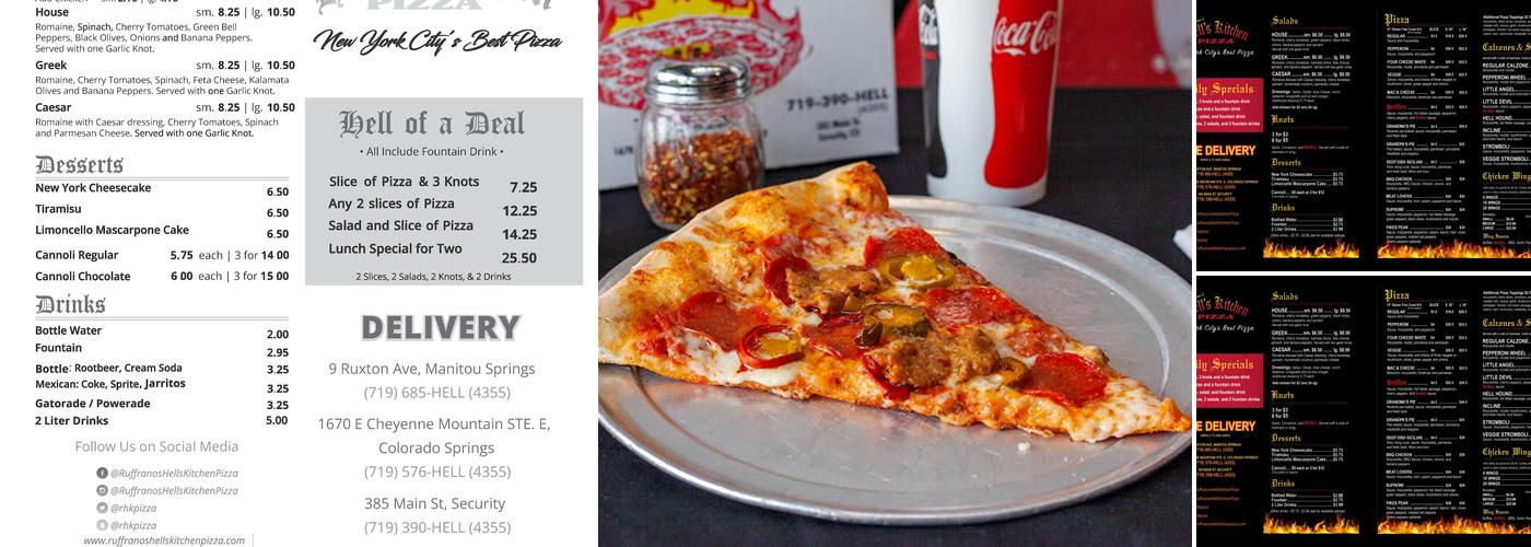 RUFFRANO'S HELL'S KITCHEN PIZZA Security Menu