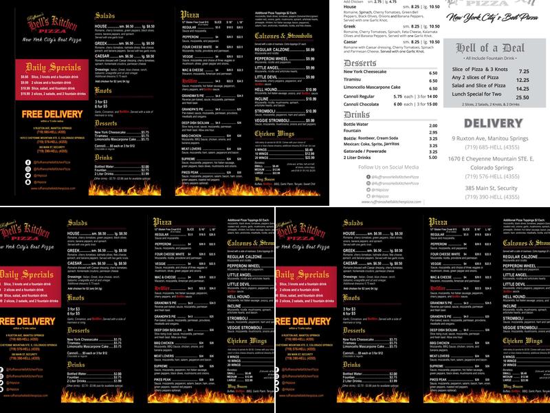 RUFFRANO'S HELL'S KITCHEN PIZZA Security Menu