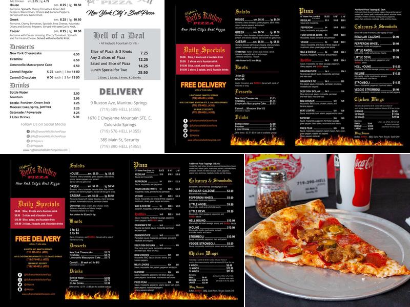 RUFFRANO'S HELL'S KITCHEN PIZZA Security Menu