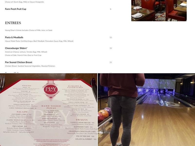 Play at The Broadmoor Menu