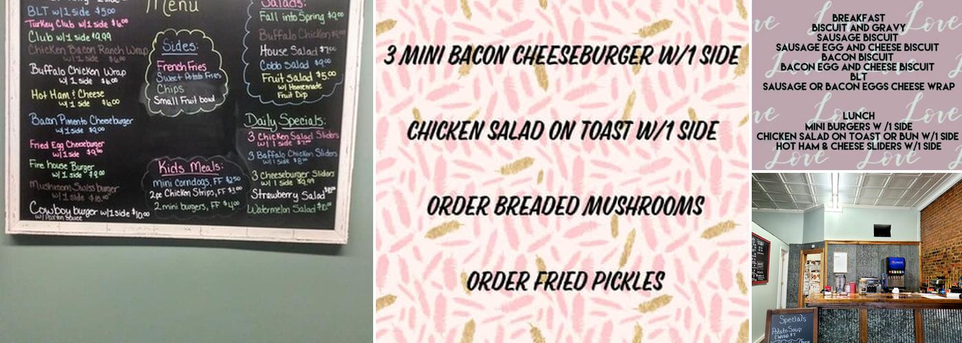 Beautiful You Cafe, LLC Menu