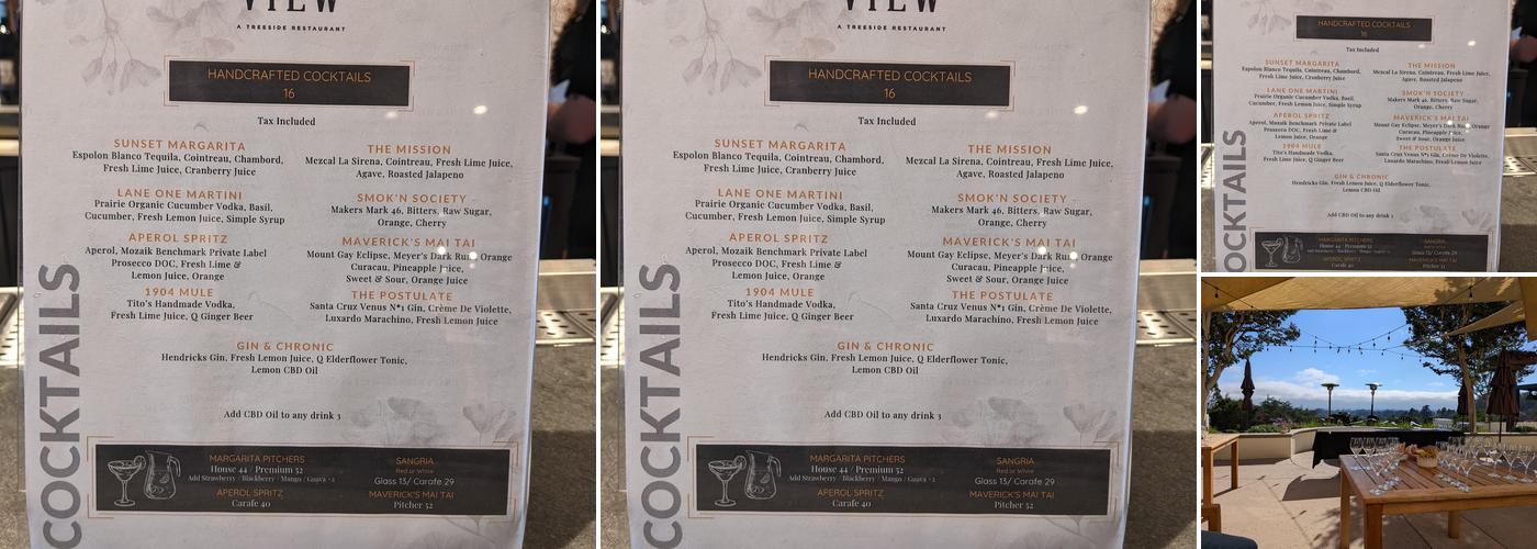 Sunset Restaurant Menu
