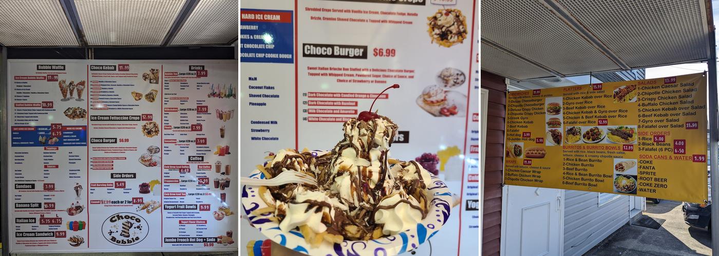 Choco Bubble Menu