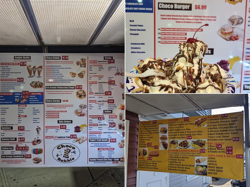 Choco Bubble Menu
