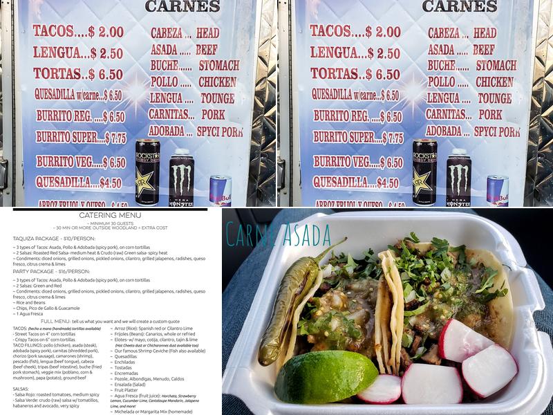 Chuy's Tacos Menu