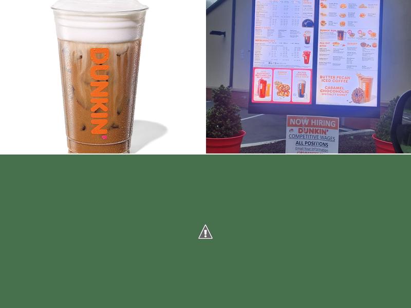 Dunkin' Menu