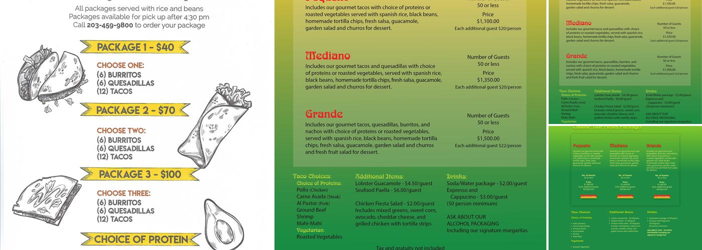 Fiesta Taco Truck Menu