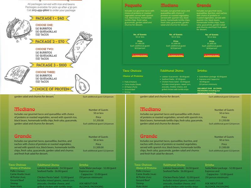 Fiesta Taco Truck Menu