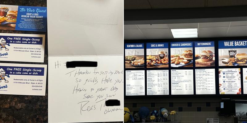 Culver’s Menu