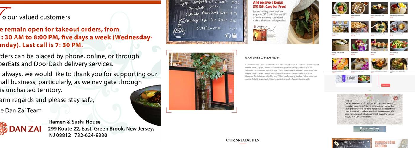 Dan Zai Ramen & Sushi House Menu