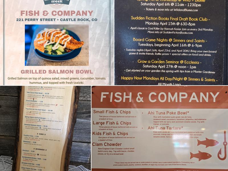Fish & Company Menu
