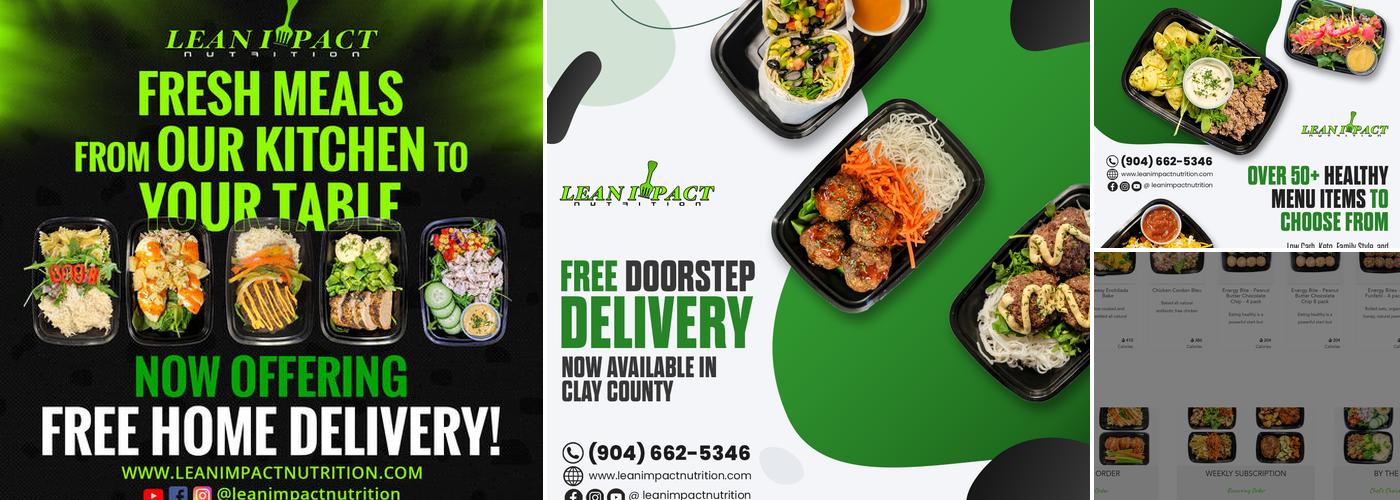 Lean Impact Nutrition Menu