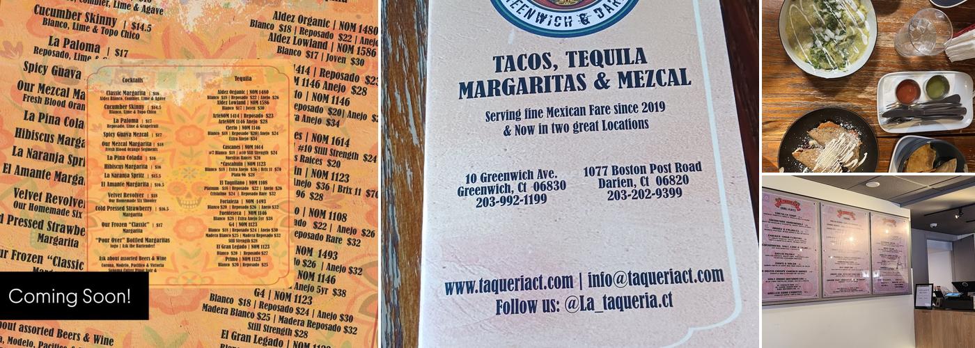 La Taqueria Menu