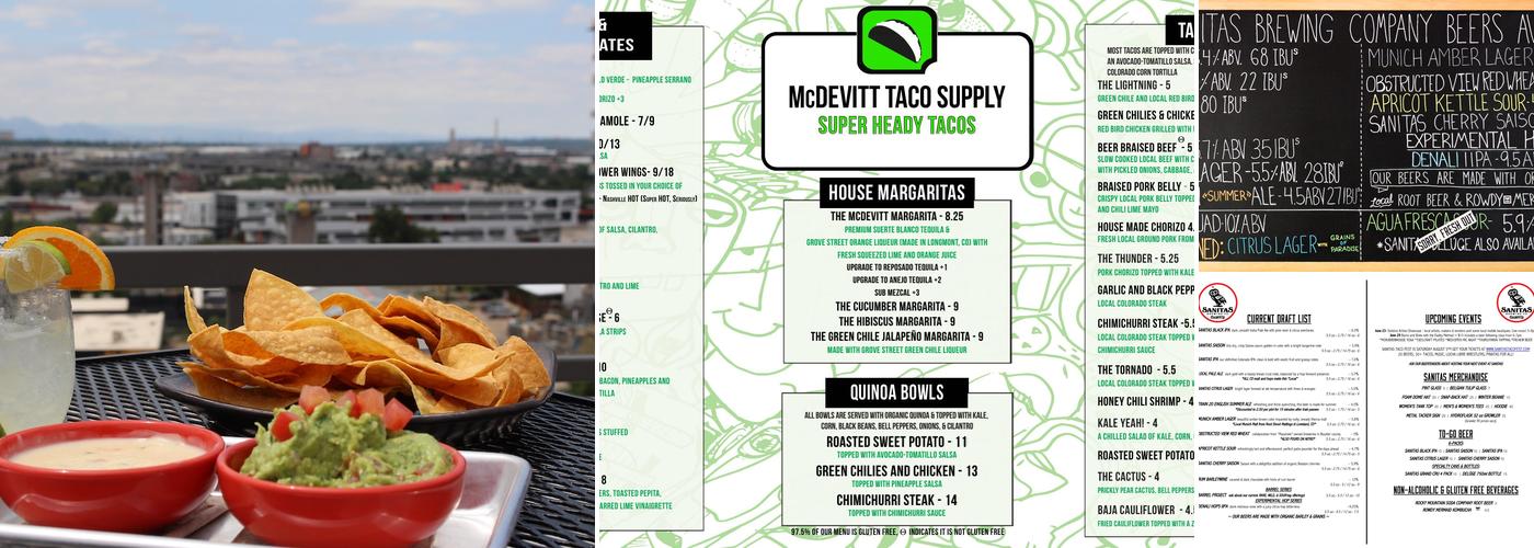 McDevitt Taco Cart Menu