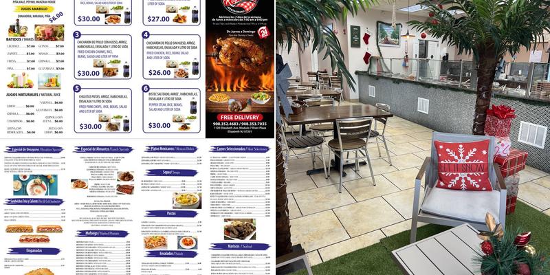 Riqueza restaurant Menu