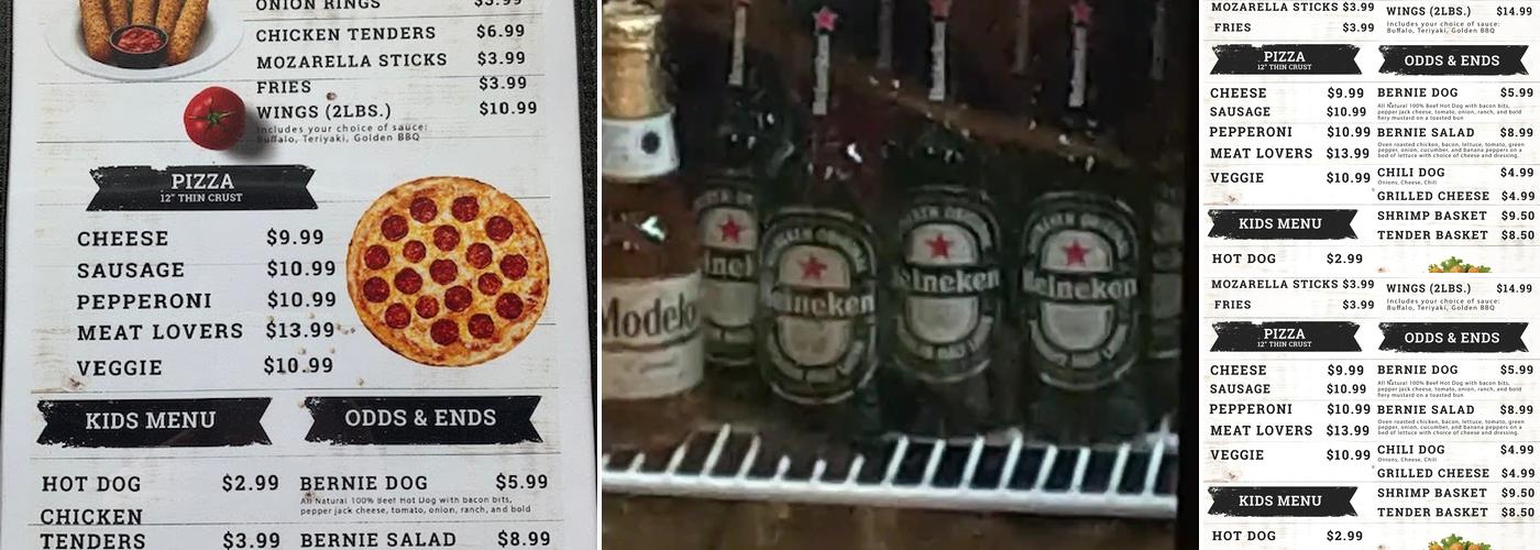 Lucky Bernie's - South Chicago Heights Menu