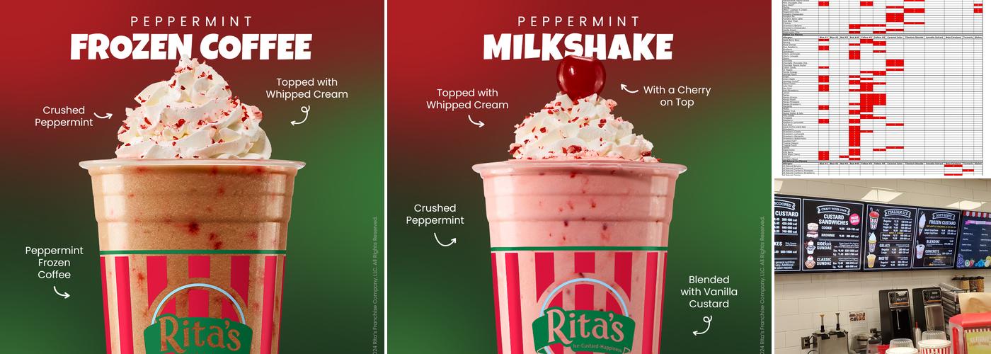 Rita's Italian Ice & Frozen Custard Menu