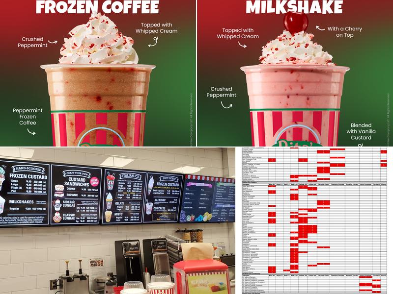 Rita's Italian Ice & Frozen Custard Menu