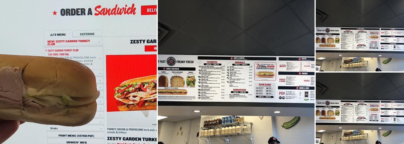 Jimmy John's Menu