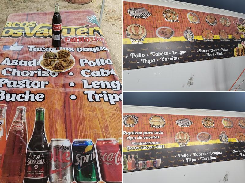 Tacos los vaqueros Menu