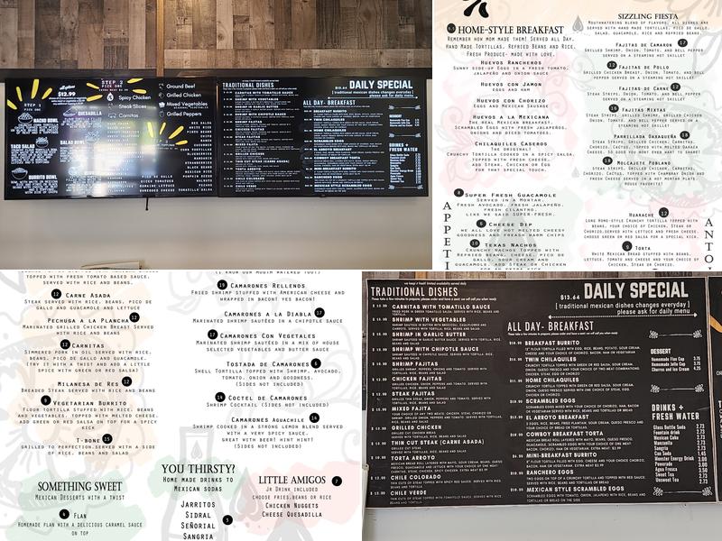 El Arroyo Express Menu