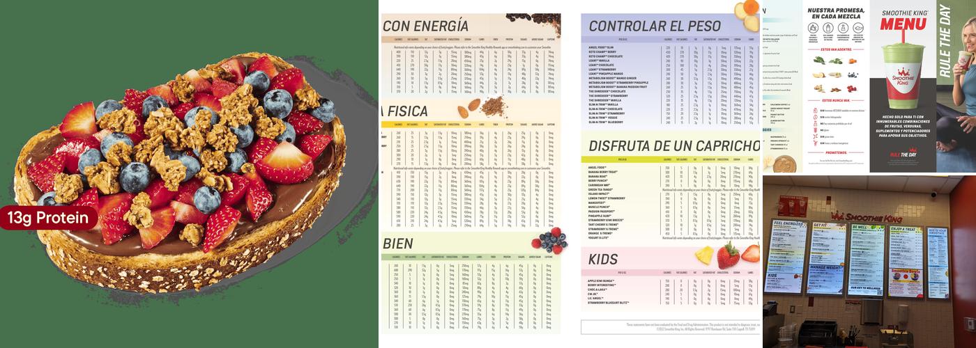 Smoothie King Menu