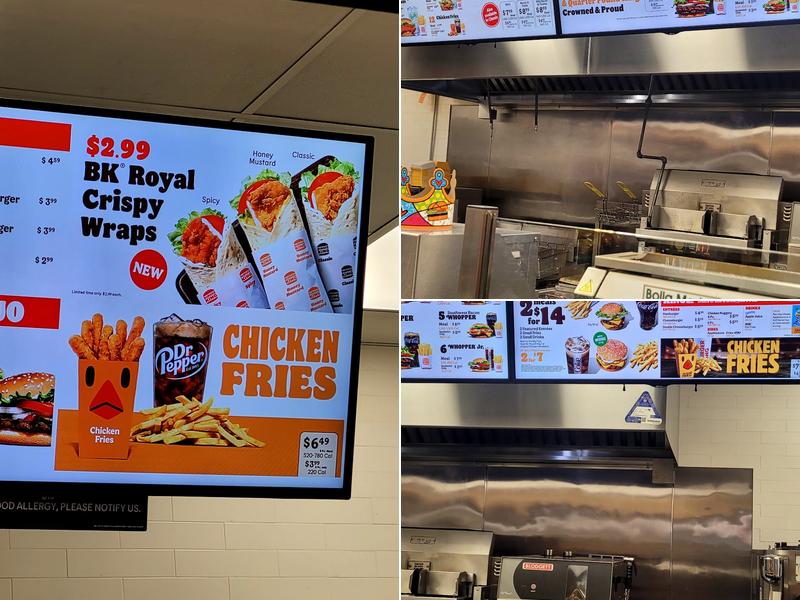Burger King Menu