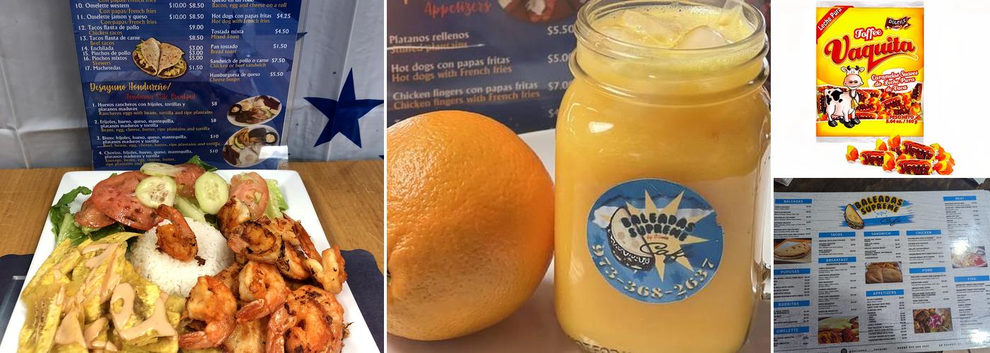 Baleadas Supreme Café Menu