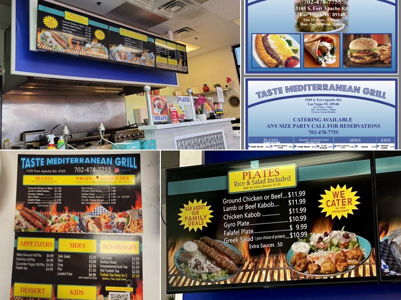 Taste Mediterranean Grill Menu