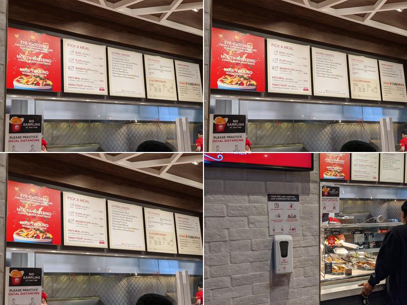 Panda Express Menu