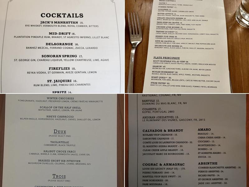St. Jack Menu