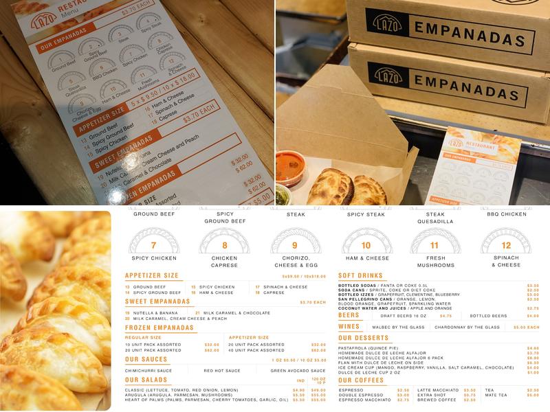 Lazo Empanadas Edgewater - Store #3 Menu