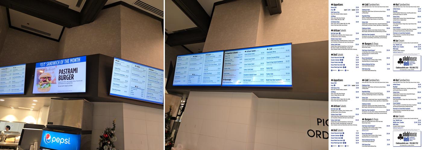 Clubhouse Deli Menu