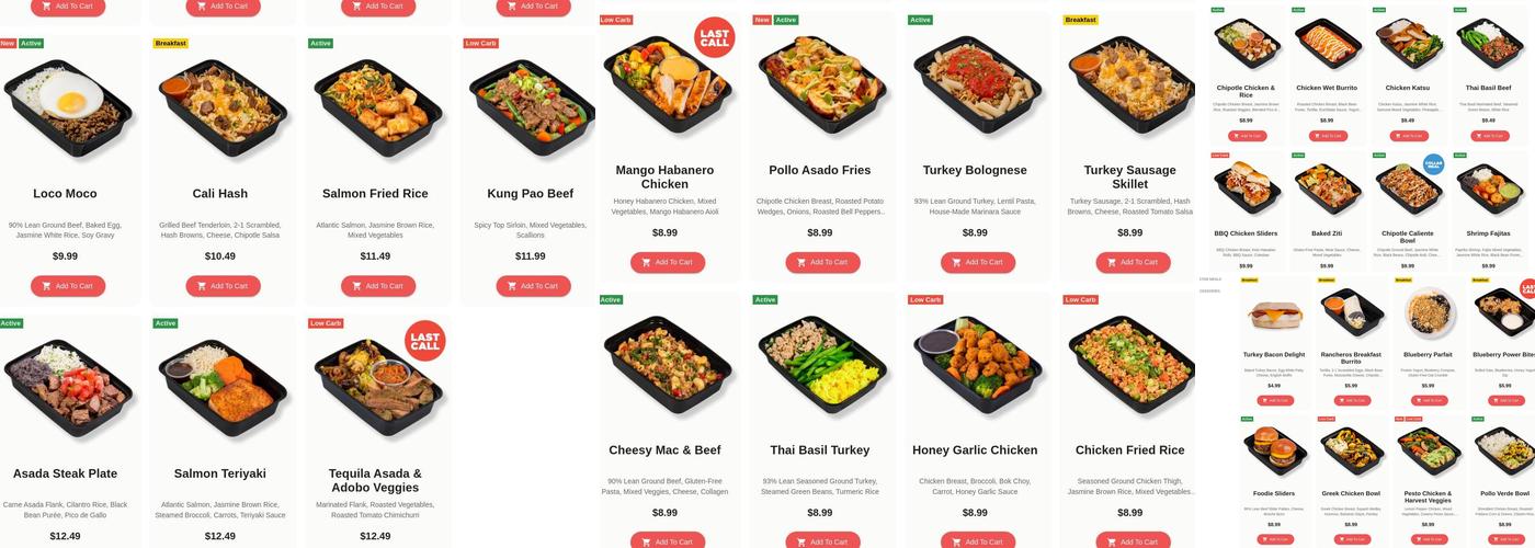 Foodie FIT Summerlin Menu