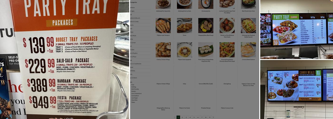 PhilHouse Menu