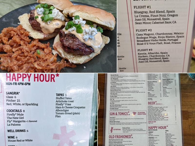 Firefly Tapas Kitchen + Bar Menu