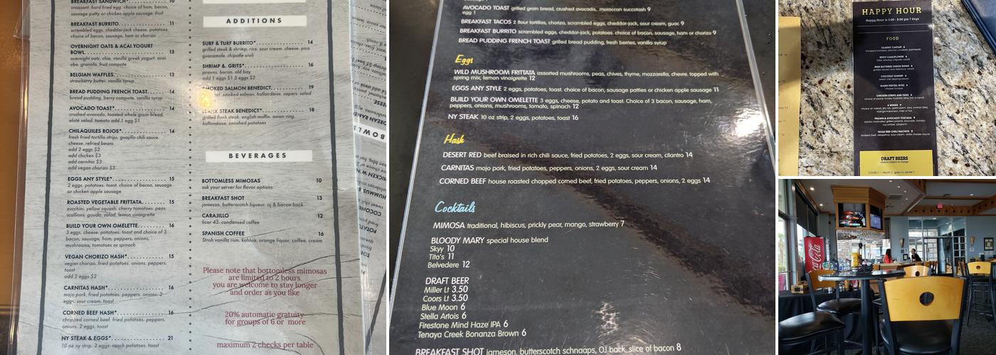 Ranch House Grille Menu