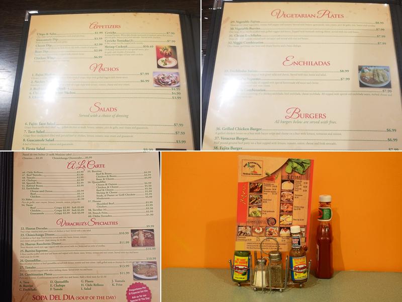 MI Veracruz Menu