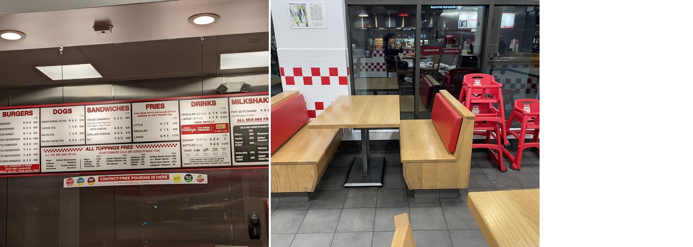 Five Guys Menu