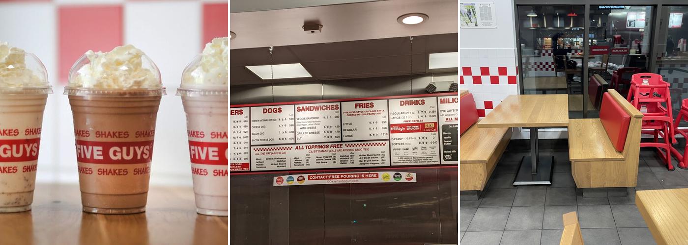 Five Guys Menu
