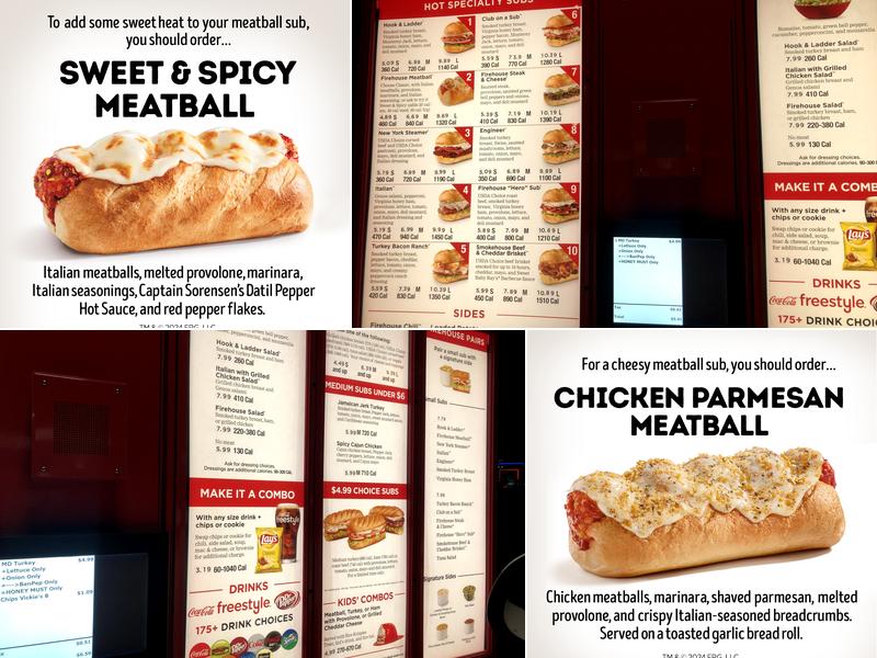 Firehouse Subs Silverton Menu