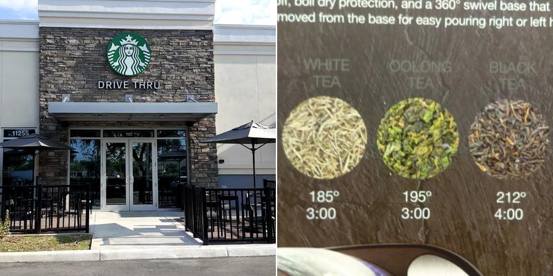 Starbucks Menu