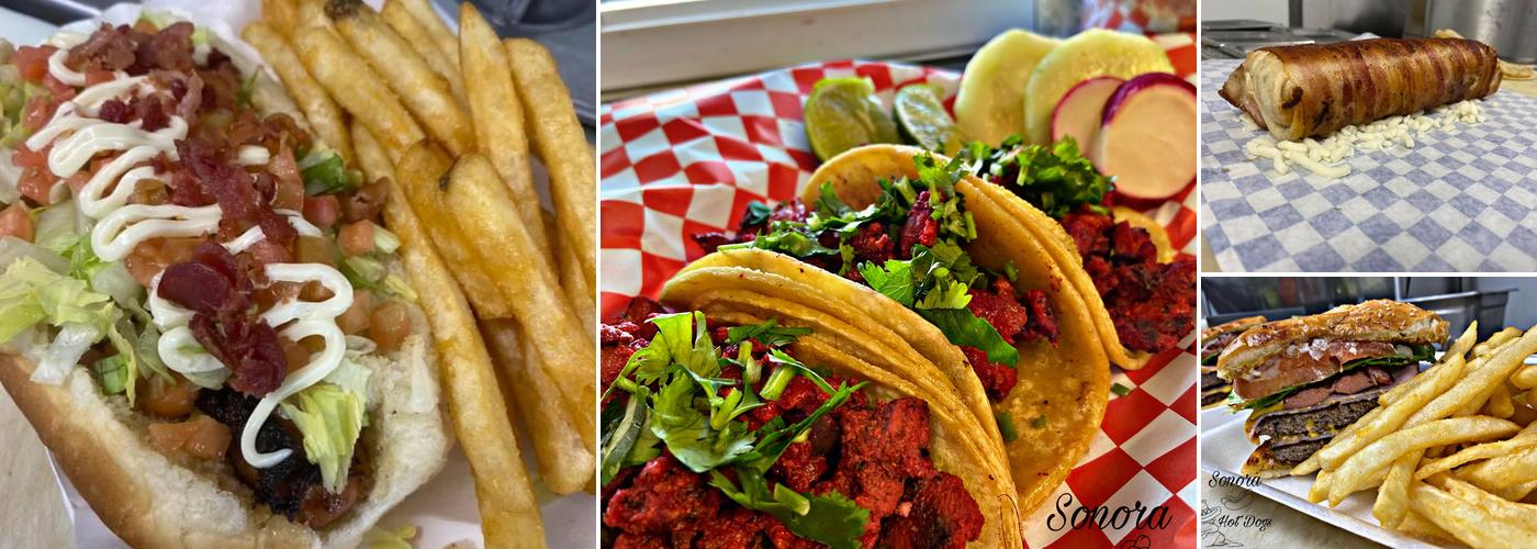 Sonora Hot Dogs y Hamburguesas Menu