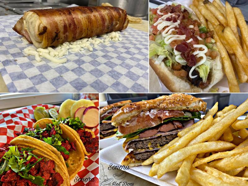 Sonora Hot Dogs y Hamburguesas Menu