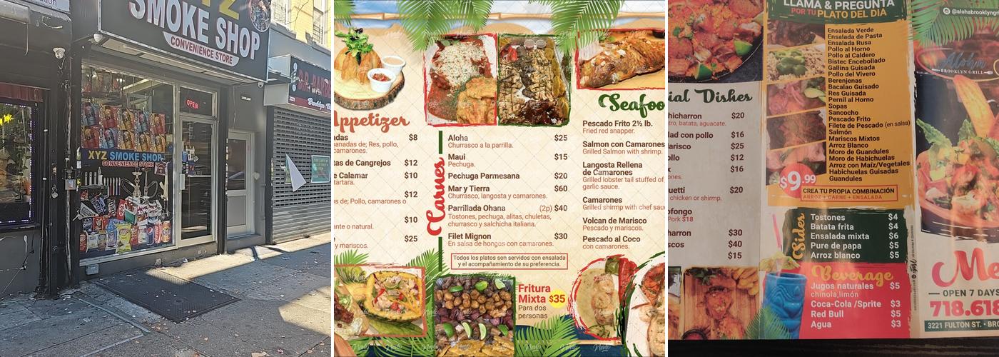 Aloha Menu