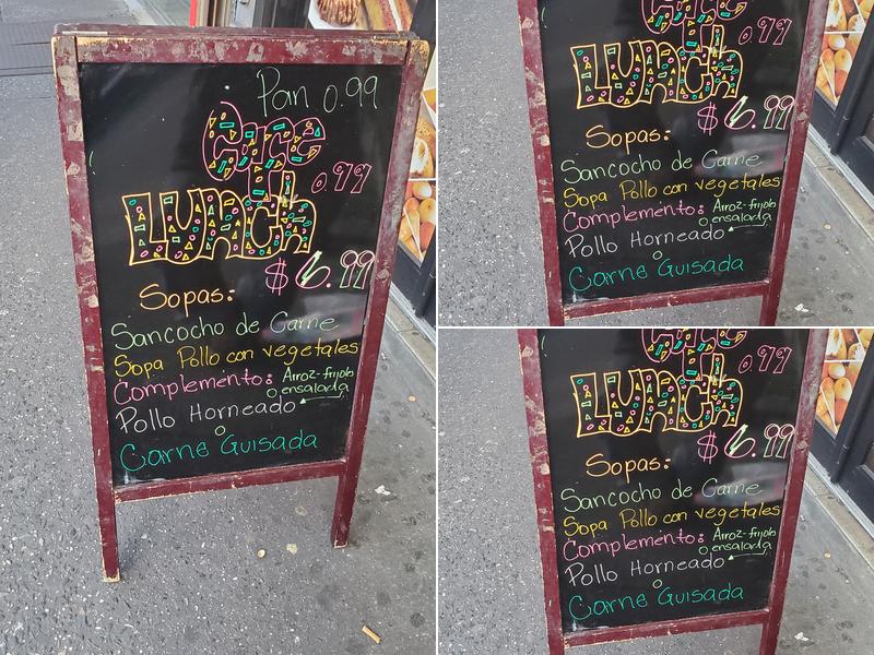 Los Parceros Menu