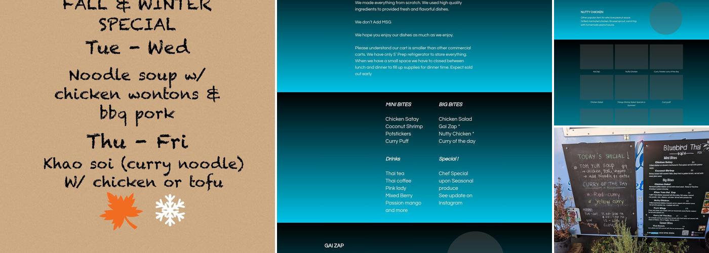 Bluebird ThaiPDX Menu